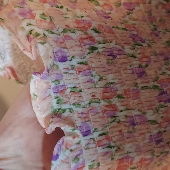 Hill House Grace Mini Nap Dress Pansy Pink Multi Georgette - Picture 11 of 16